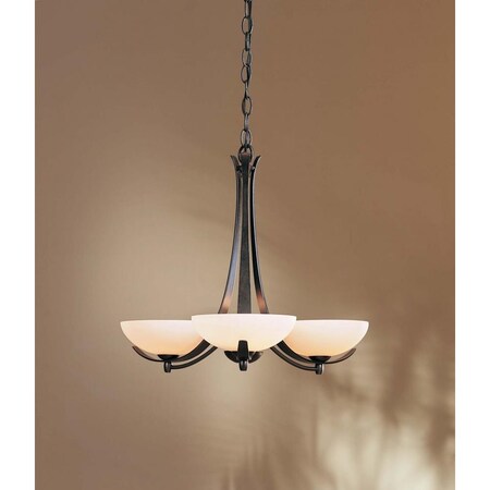 Hubbardton Forge Aegis 3 Arm Chandelier 101260-SKT-05-GG0136